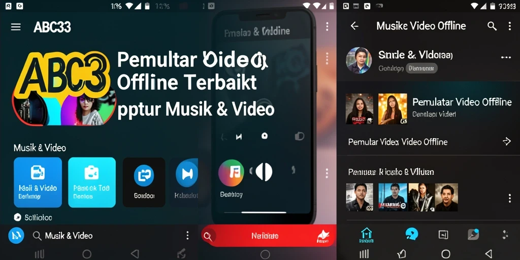 Antarmuka sederhana dan mudah digunakan untuk pemutar video offline.