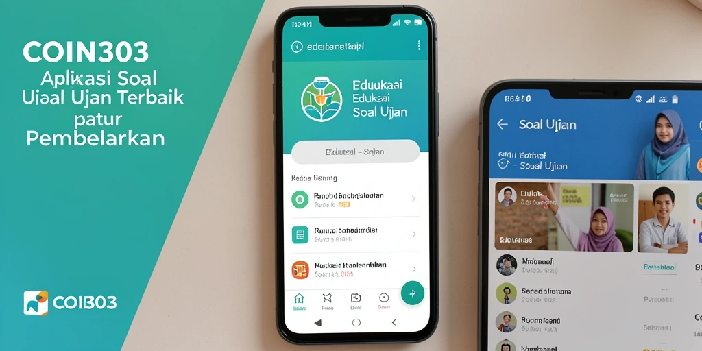 Antarmuka COIN303 yang menarik dan mudah dipahami untuk belajar soal ujian.