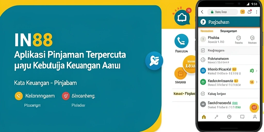 Tampilan antarmuka pengguna IN88 yang sederhana dan intuitif.
