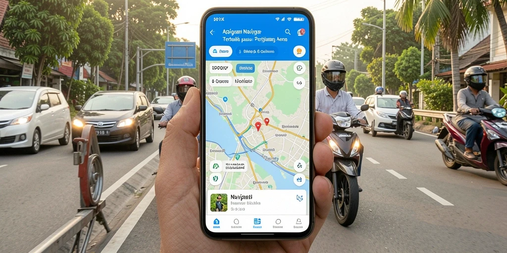 Antarmuka RPOK menunjukkan navigasi motor yang jelas dan interaktif.
